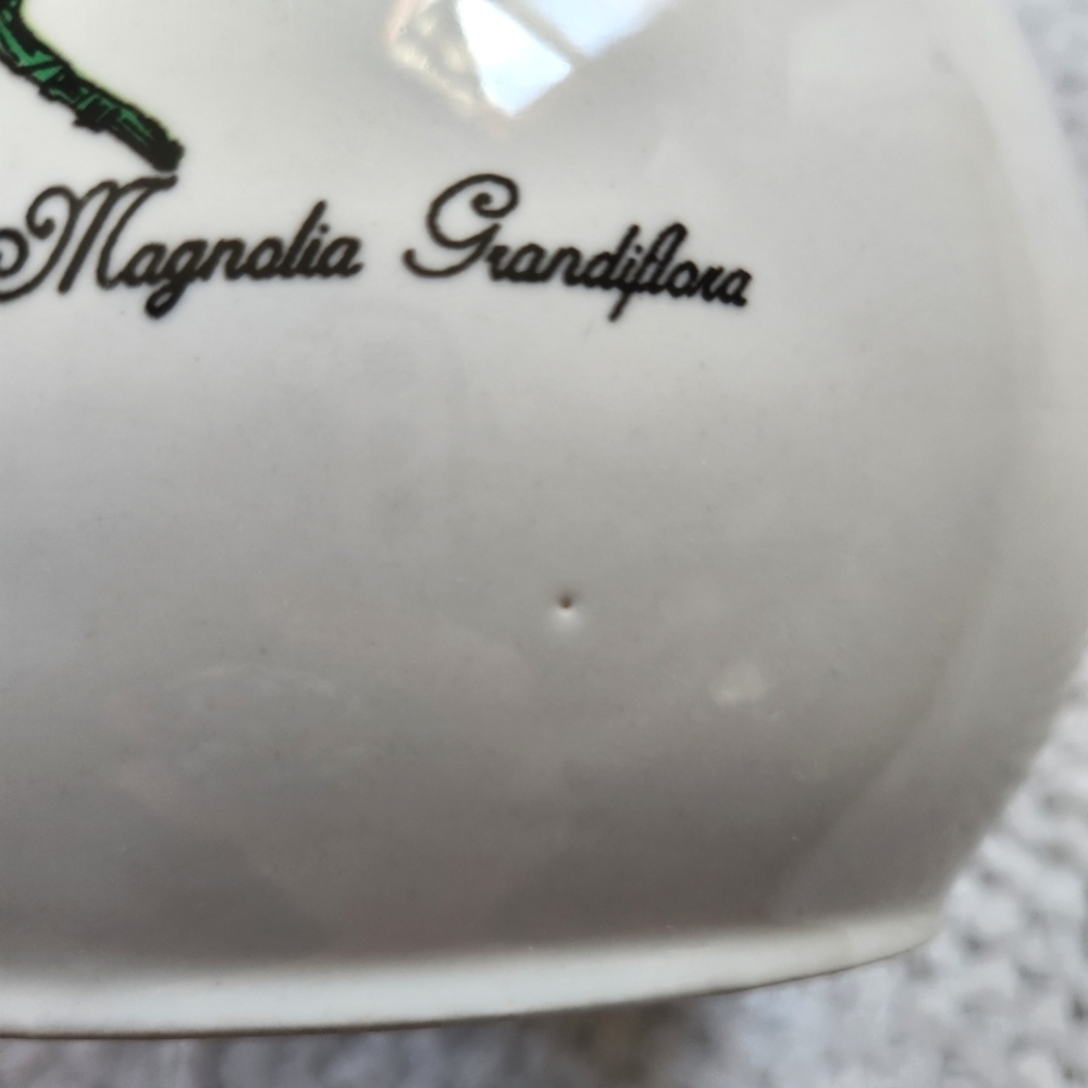 Cream Floral Ceramic Canister with Lid - Picture 8 of 11